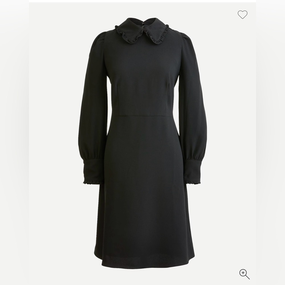 JCrew A-line Dress with Ruffle Collar NWOT Size 14